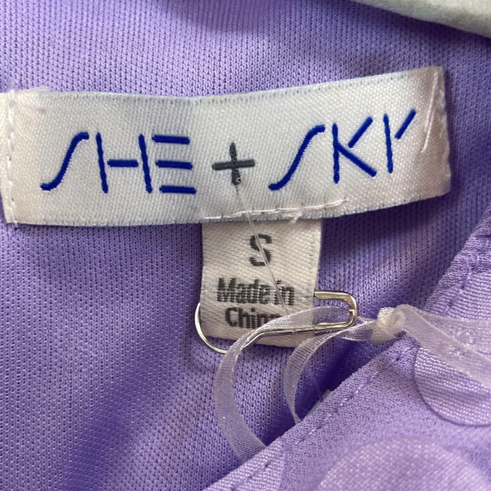 She + Sky Lavender Dress - Picture 5 of 5
